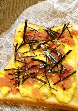 スクランブルち～ず♪明太子♪トースト-レシピのメイン写真