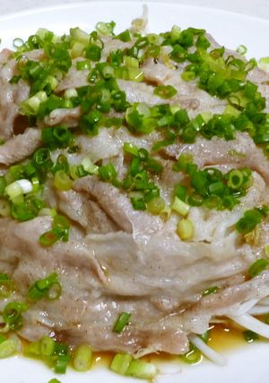 レンジで簡単♪もやしと豚バラのポン酢かけ-レシピのメイン写真