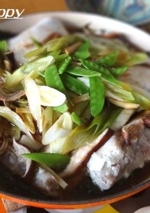 簡単♪塩麹魚＆和風野菜とわかめの重ね蒸し-レシピのメイン写真