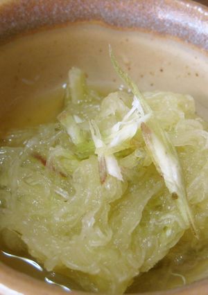 夏に食べたい！かたうりとみょうがの酢の物-レシピのメイン写真