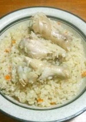 炊飯器でできる骨付き鶏肉のピラフ☆-レシピのメイン写真