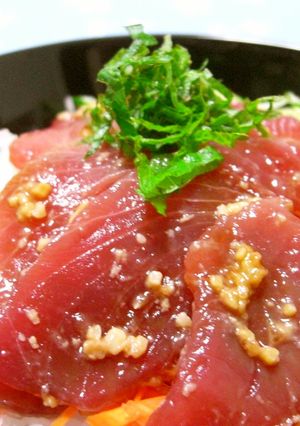 醤油麹☆マジで旨いっ!!かつおの漬け丼♪-レシピのメイン写真