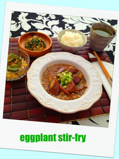 なすとひき肉の炒め物♡-レシピのメイン写真