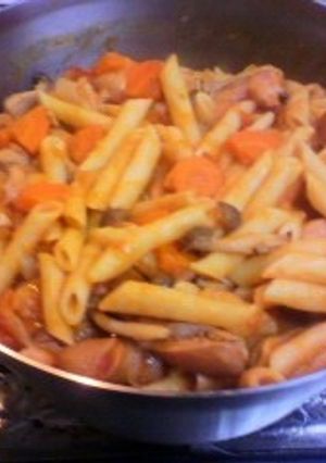 鶏肉トマト煮＆ペンネ-レシピのメイン写真