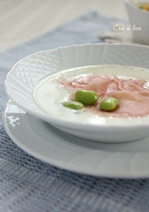 枝豆と生ハムのビシソワーズ-レシピのメイン写真