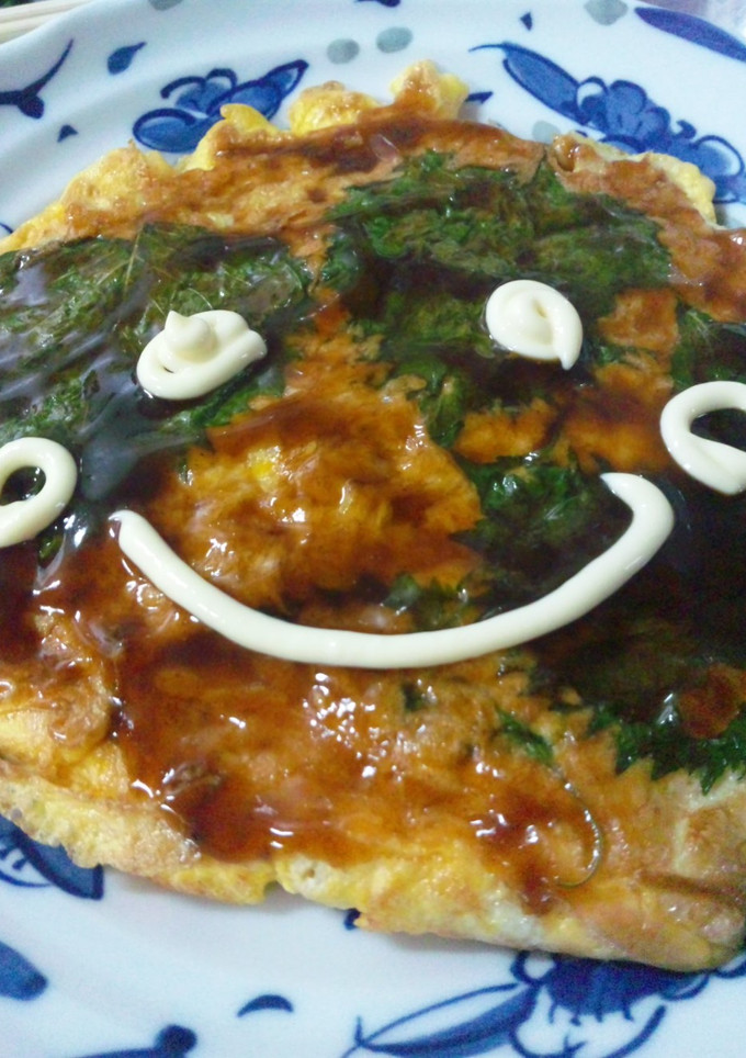 えのきだけと玉子のお好み焼き風☆-レシピのメイン写真