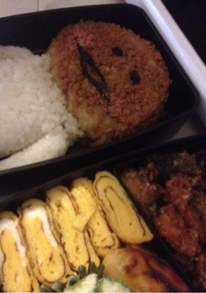 なめこ 弁当(*^^*)２ キャラ弁-レシピのメイン写真