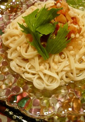 夏バテに♪冷やしキムチおろしうどん☆-レシピのメイン写真
