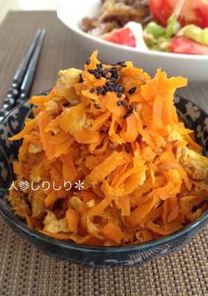 味付けは麺つゆだけ☆にんじんしりしり-レシピのメイン写真