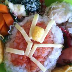 รูปของ 仮面ライダーウィザード★簡単キャラ弁