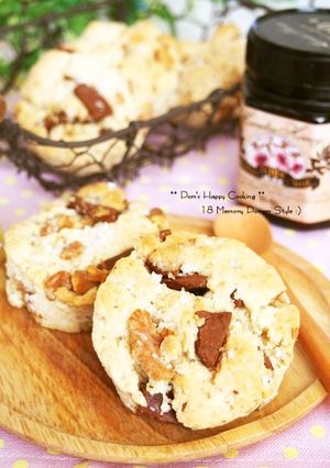 簡単♬胡桃とチョコのオイルスコーン♡-レシピのメイン写真