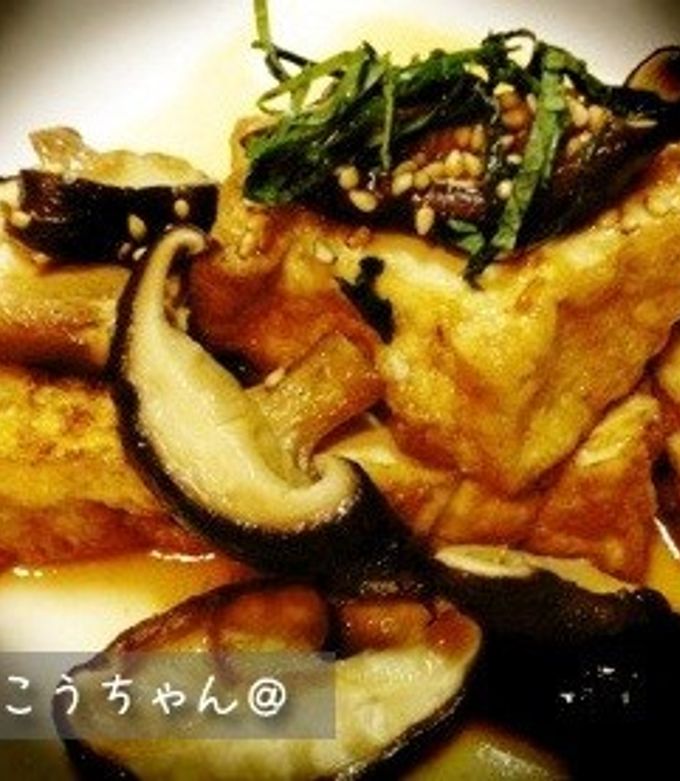 失敗しない！椎茸と厚揚げの甘辛焼き by こうちゃん＠ 【クックパッド