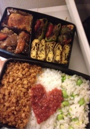 愛情 ♡ 弁当-レシピのメイン写真