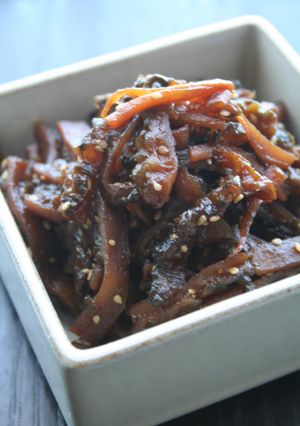 ゴーヤの佃煮～黒糖梅～-レシピのメイン写真