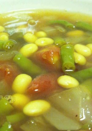 夜食にも！豆スープ♪すずまる!!-レシピのメイン写真