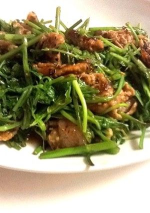 青菜と牛肉の炒め物-レシピのメイン写真
