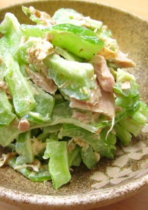 新野菜サラダゴーヤとツナの和え物-レシピのメイン写真