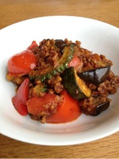 ラタトゥイユとゴーヤーのキーマカレー-レシピのメイン写真
