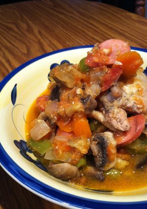 スペイン料理☆鶏肉チリンドロン煮☆-レシピのメイン写真