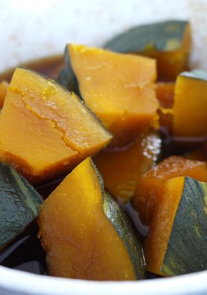 レンジにお任せでも本格的　かぼちゃの煮物-レシピのメイン写真