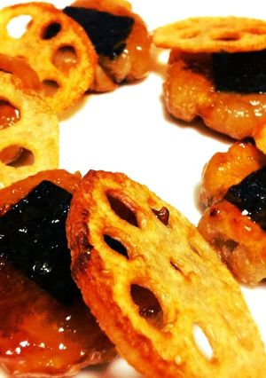 もちもち蓮根ハンバーグ（お弁当にも♪）-レシピのメイン写真