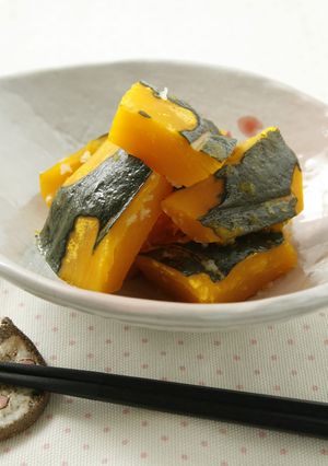 塩糀と水だけ！シンプルなかぼちゃの塩糀煮-レシピのメイン写真