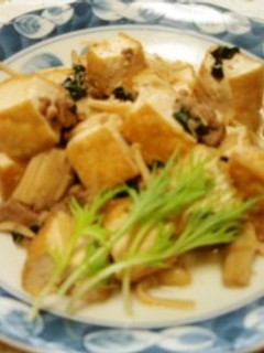厚揚げのひき肉和え-レシピのメイン写真