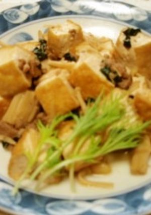 厚揚げのひき肉和え-レシピのメイン写真