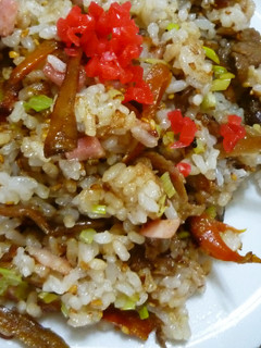 きんぴらごぼうでチャーハン-レシピのメイン写真
