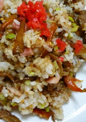 きんぴらごぼうでチャーハン-レシピのメイン写真