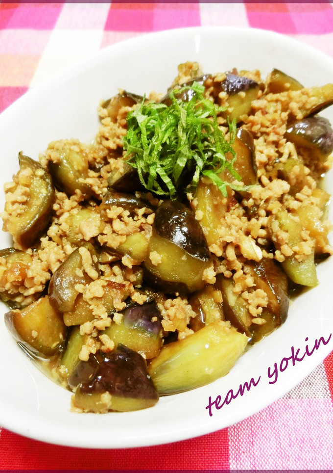 ナスと豚挽肉の炒め煮-レシピのメイン写真