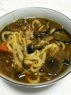 残ったカレーで、カレーうどん-レシピのメイン写真