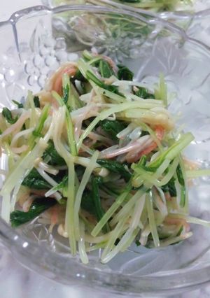 水菜とえのきのめんつゆ和え-レシピのメイン写真