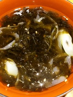 岩海苔とネギのお吸い物-レシピのメイン写真