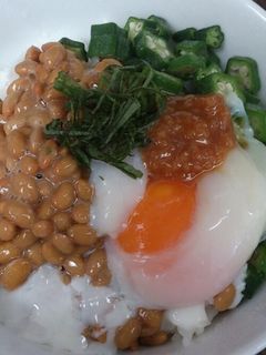 しょうゆ麹でネバネバ丼-レシピのメイン写真