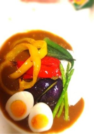 野菜素揚げカレー-レシピのメイン写真