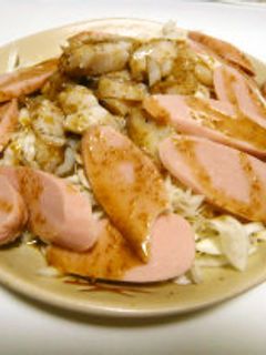 焼き魚とキャベツのサラダ-レシピのメイン写真