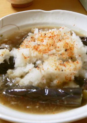 茄子の炊いたんと大根おろし-レシピのメイン写真