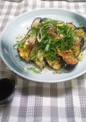 揚げなすの香味しょう油かけ♪-レシピのメイン写真