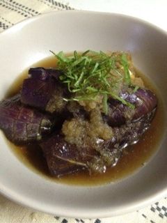 茄子のおろし煮浸し-レシピのメイン写真