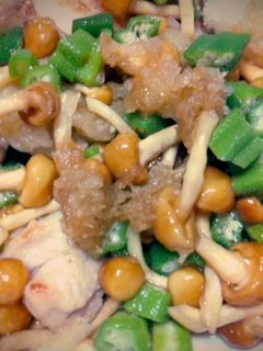 鶏肉のなめこおろし煮-レシピのメイン写真