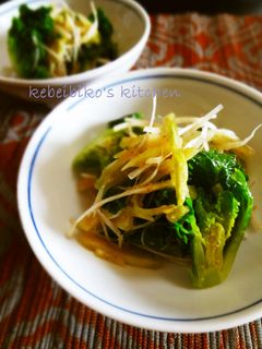 プチヴェールと搾菜のナムル-レシピのメイン写真