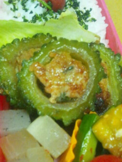 ゴーヤの鶏挽き肉詰め☆-レシピのメイン写真