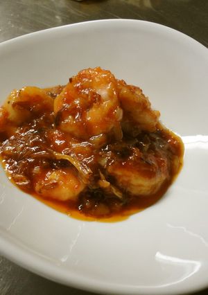 ネギ油が美味!!エビチリ☆-レシピのメイン写真