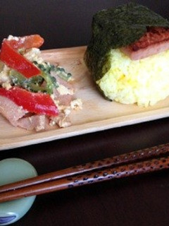 カフェ風★サフランライスのスパムおにぎり-レシピのメイン写真