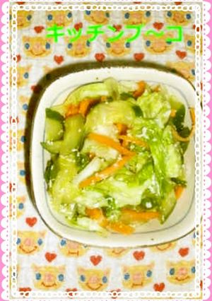 塩麹で野菜の浅漬け-レシピのメイン写真