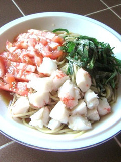 ☆冷やし中華or冷麺?の麺☆inアメリカ-レシピのメイン写真