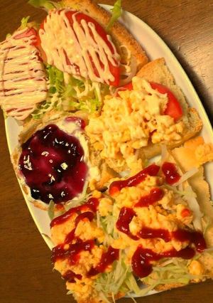 朝食,ランチに♪お手軽オープンサンド-レシピのメイン写真