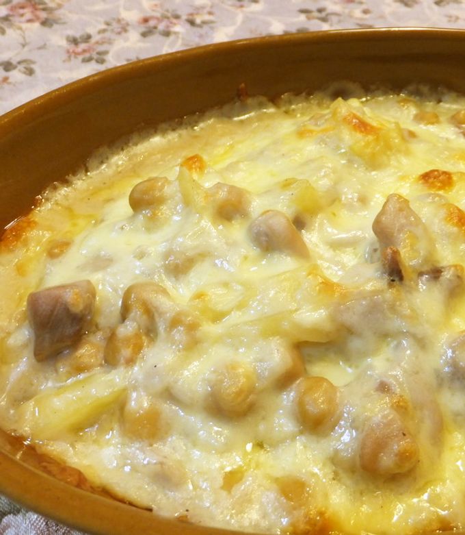 ひよこ豆・チキン・ポテトの豆乳グラタン☆-レシピのメイン写真