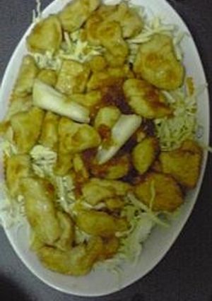 簡単我が家の鶏肉のオニオンソース炒め-レシピのメイン写真